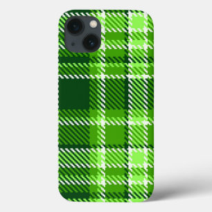 Chequered Green Colour Pattern iPhone 13 Case
