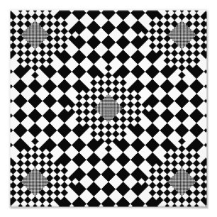 Chequered Illusion by Kenneth Yoncich Photo Print