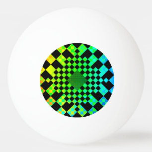 Chequered Illusion by Kenneth Yoncich Ping Pong Ball