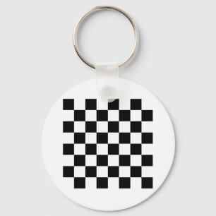chequered key ring