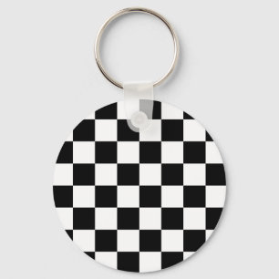 chequered key ring