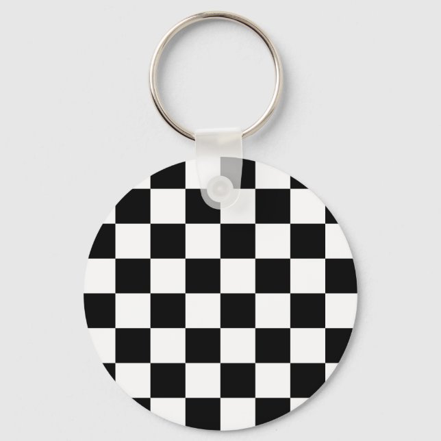 chequered key ring (Front)