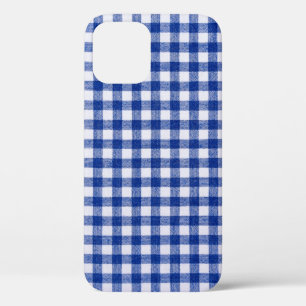 Chequered kitchen cloth. Well seen pattern and tex iPhone 12 Case