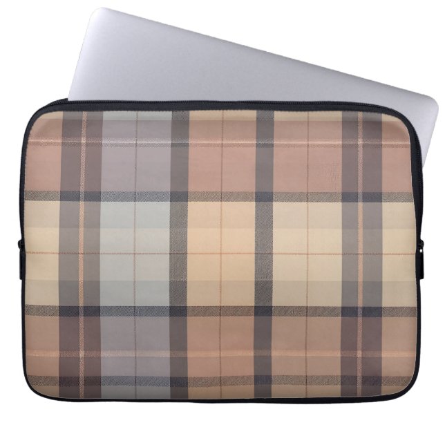 Chequered Laptop Sleeve (Front)