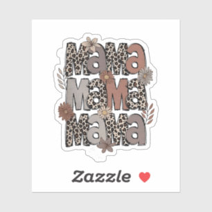 Chequered Leopard Race Funny Mum Race Mummy