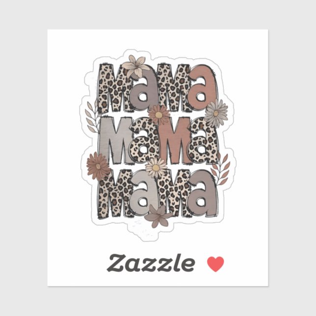 Chequered Leopard Race Funny Mum Race Mummy (Sheet)
