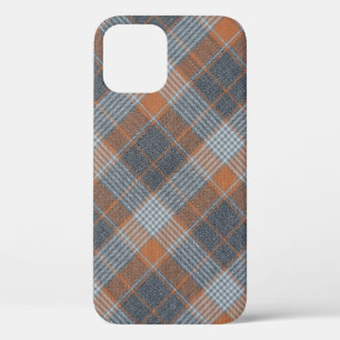Chequered material tartan pattern textile texture  iPhone 12 case
