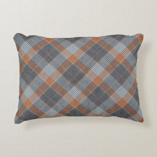 Chequered material tartan pattern textile texture decorative cushion