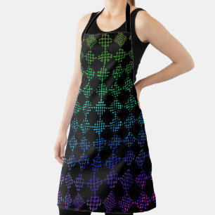 Chequered Moire by Kenneth Yoncich Apron