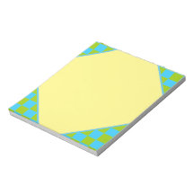 Chequered Pastel Blue and Green Frame Pattern