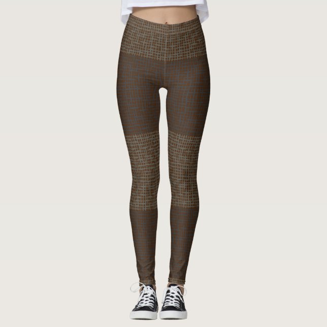Chequered Pattern.01 Leggings (Front)