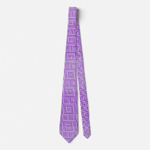 Chequered Pattern 02 White Tie