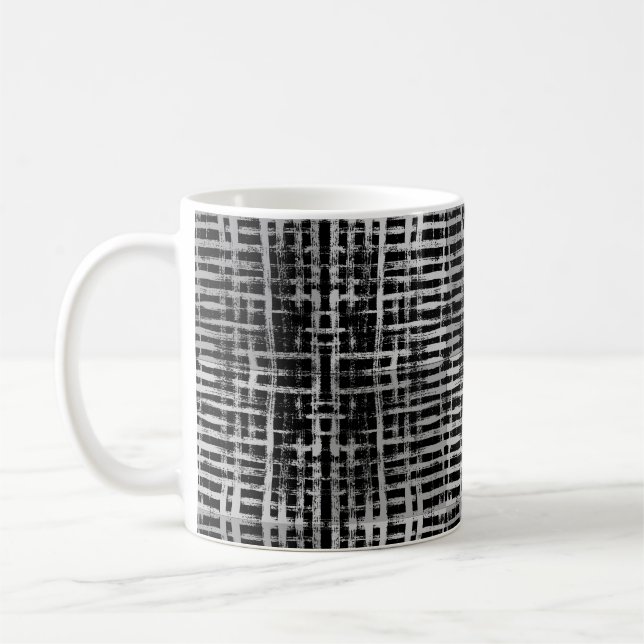 Chequered Pattern.06 Coffee Mug (Left)