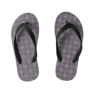 Chequered Pattern.08 Kid's Thongs