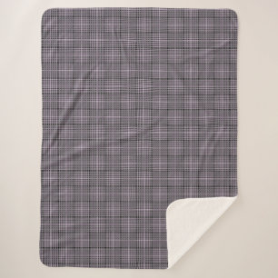 Chequered Pattern.08 Sherpa Blanket