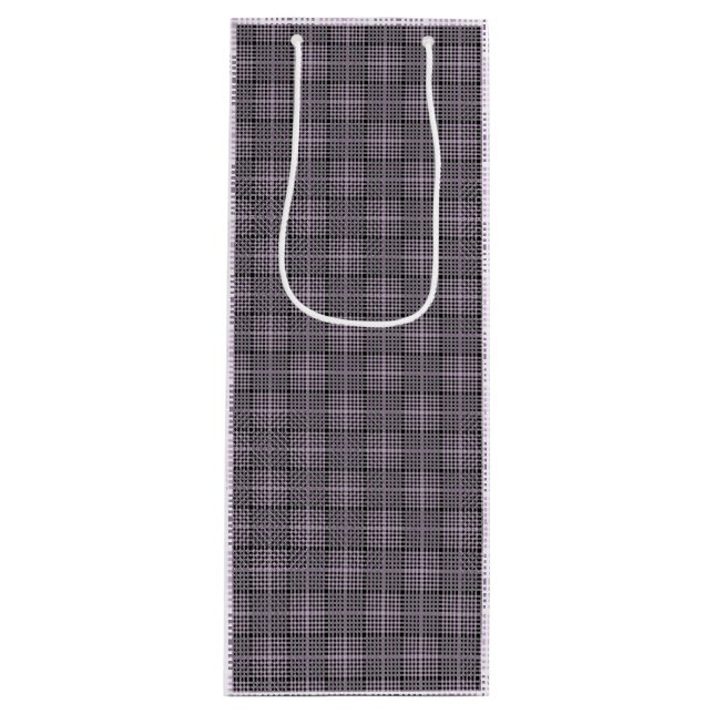 Chequered Pattern.08 Wine Gift Bag (Front)