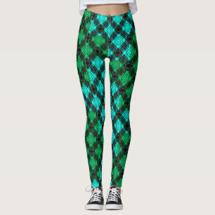 Chequered Pattern -12A Leggings