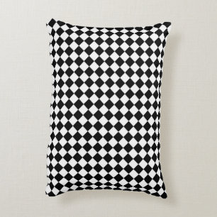 Chequered Pattern Accent Pillow