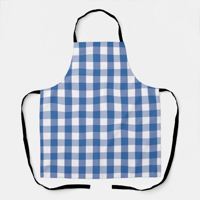 Chequered pattern apron (Front)