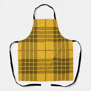 Chequered pattern apron