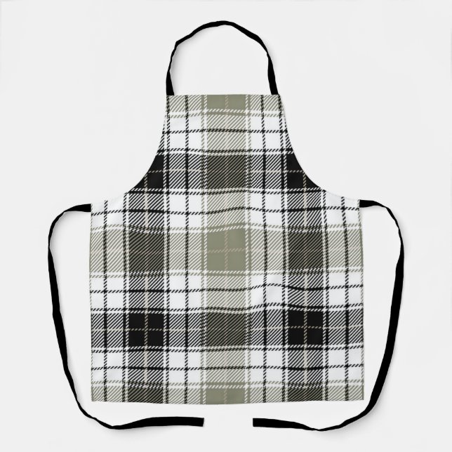 Chequered pattern apron (Front)