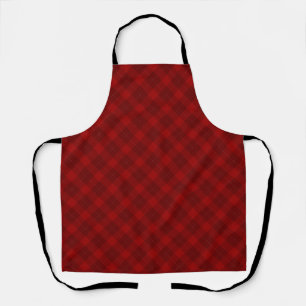 Chequered pattern apron