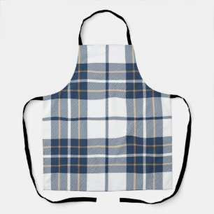 Chequered pattern apron