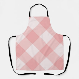 Chequered pattern apron