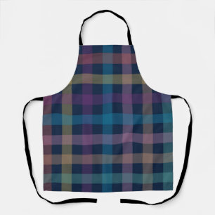 Chequered pattern apron