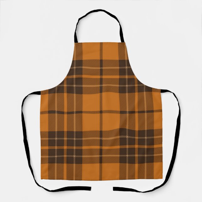 Chequered pattern apron (Front)