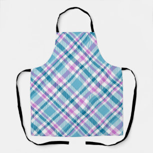 Chequered pattern apron