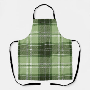 Chequered pattern apron