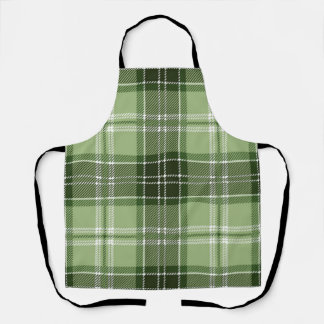 Chequered pattern apron