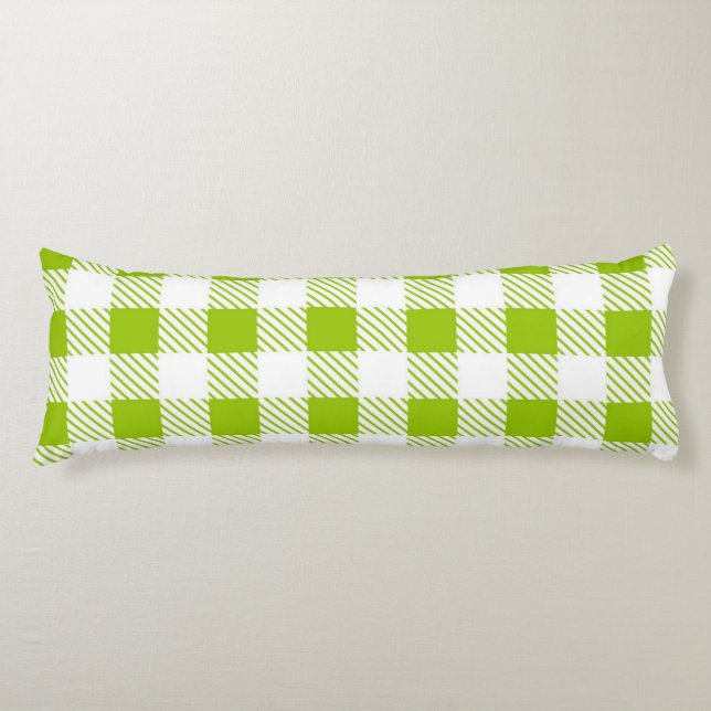 Chequered pattern body cushion (Front)