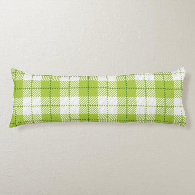 Chequered pattern body cushion (Front)