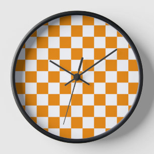 Chequered Pattern Clock