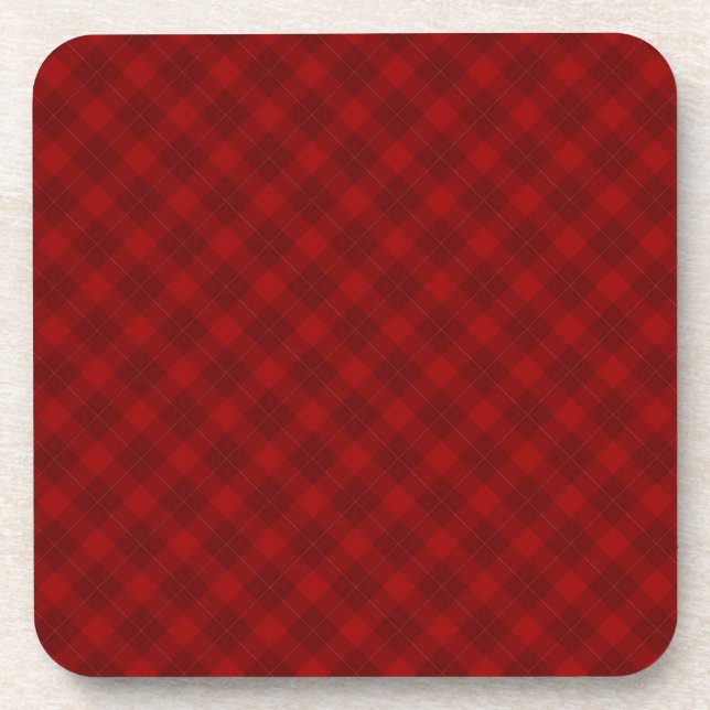 Chequered pattern coaster (Front)