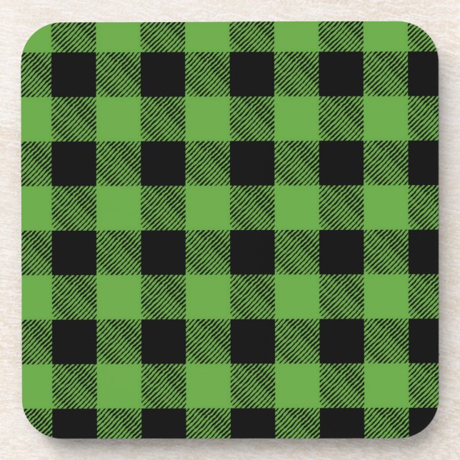 Chequered pattern coaster (Front)