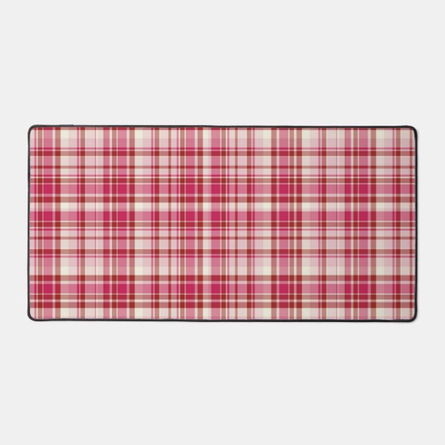 Chequered pattern desk mat (Front)