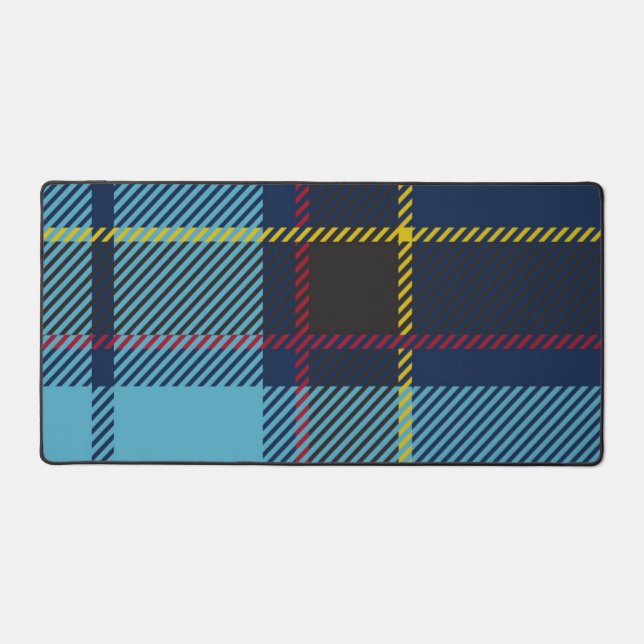 Chequered pattern desk mat (Front)