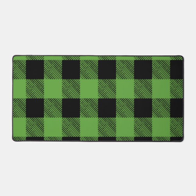 Chequered pattern desk mat (Front)