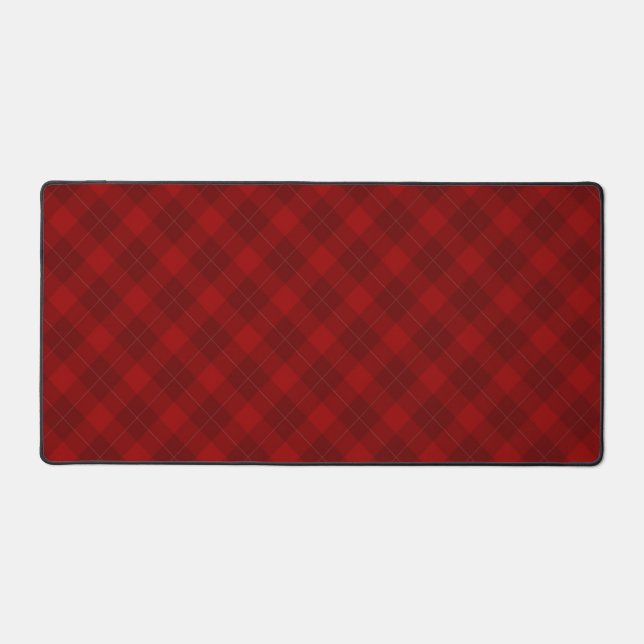Chequered pattern desk mat (Front)