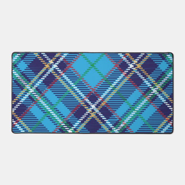 Chequered pattern desk mat (Front)