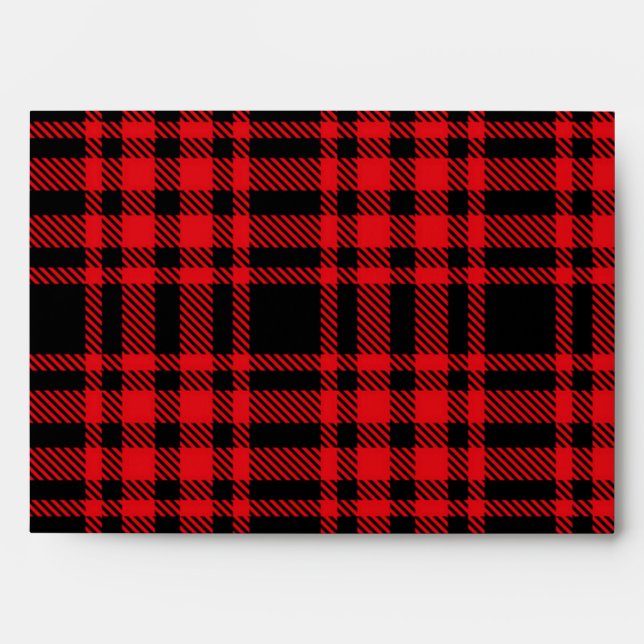 Chequered pattern envelope (Front)