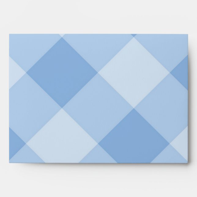 Chequered pattern envelope (Front)