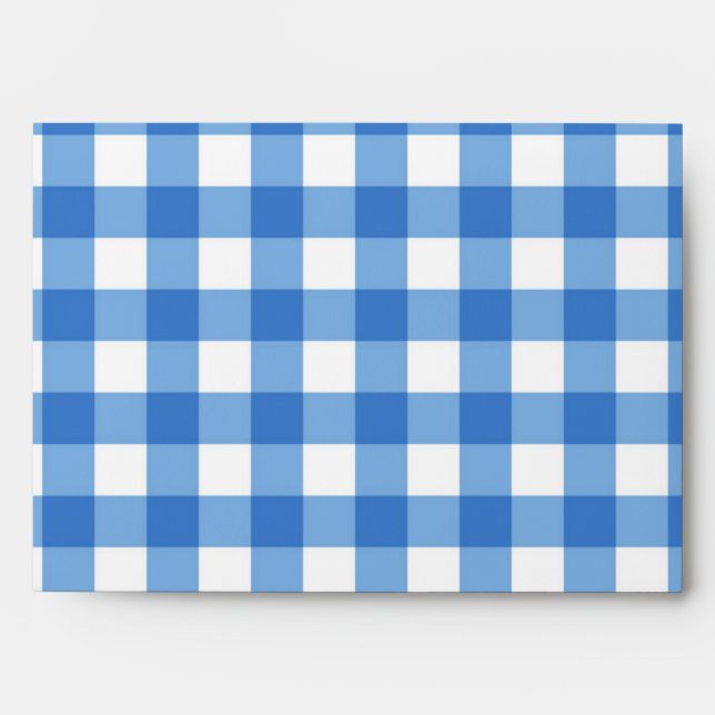 Chequered pattern envelope (Front)
