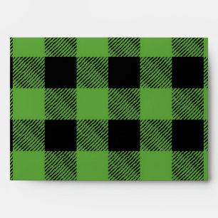 Chequered pattern envelope