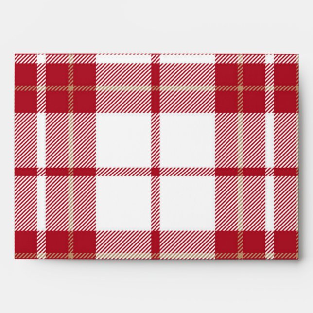 Chequered pattern envelope (Front)