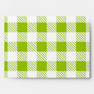 Chequered pattern envelope