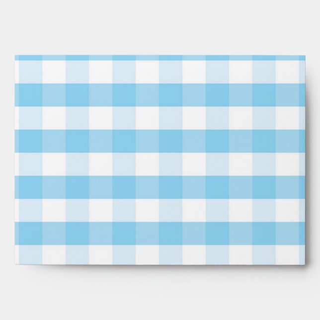 Chequered pattern envelope (Front)